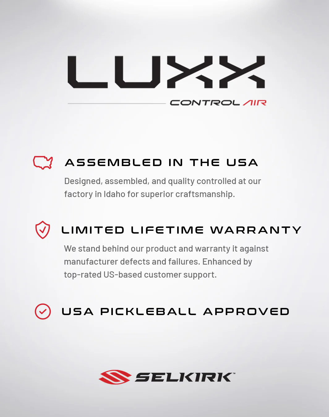 Selkirk LUXX Control Air - Invikta Azul