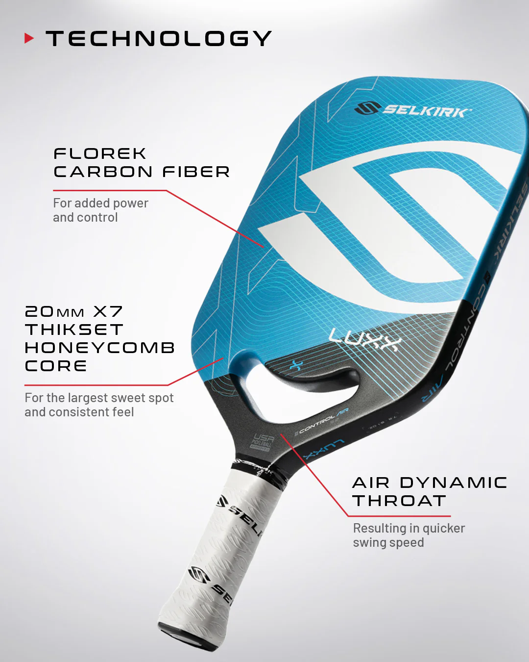 Selkirk LUXX Control Air - Invikta Azul