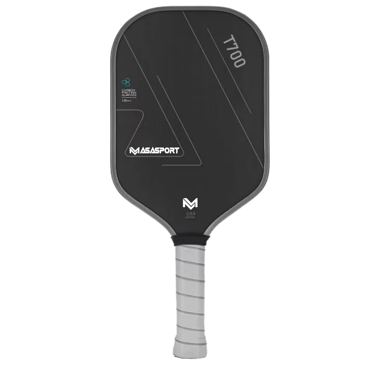 Kit de Pickleball MASASPORT - 2 raquetes, 4 bolas e 1 bolsa