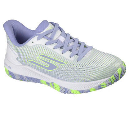 Tênis Skechers Viper Court Pro 2.0 Feminino - Branco+Lilás
