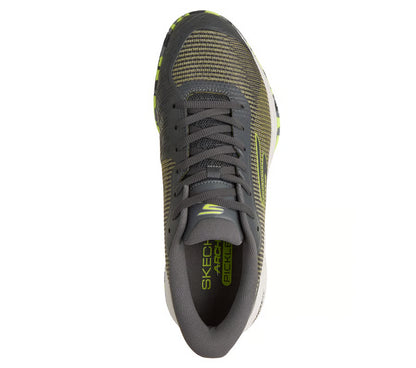 Tênis Skechers Viper Court Pro 2.0 Cinza e Amarelo Masculino - Cinza+Amarelo